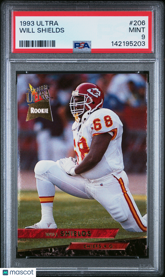 1993 Ultra Will Shields #206 PSA 9