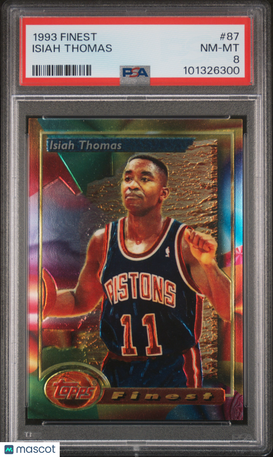 1993 Finest Isiah Thomas #87 PSA 8