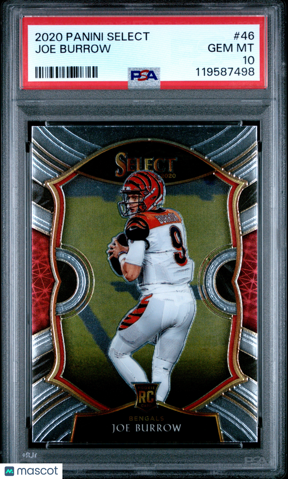 2020 Panini Select Joe Burrow #46 PSA 10
