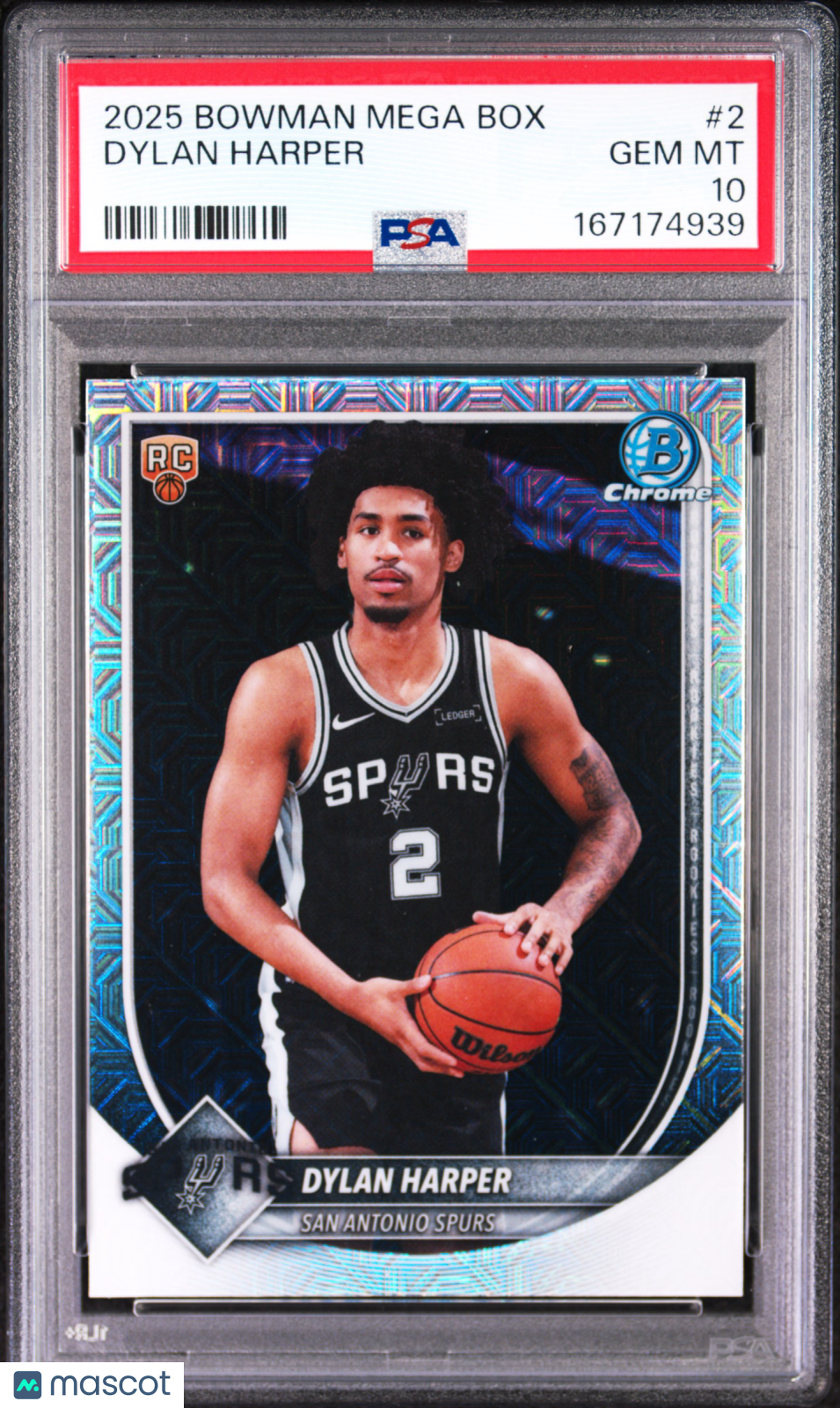 2025 Bowman Mega Box Dylan Harper #2 PSA 10