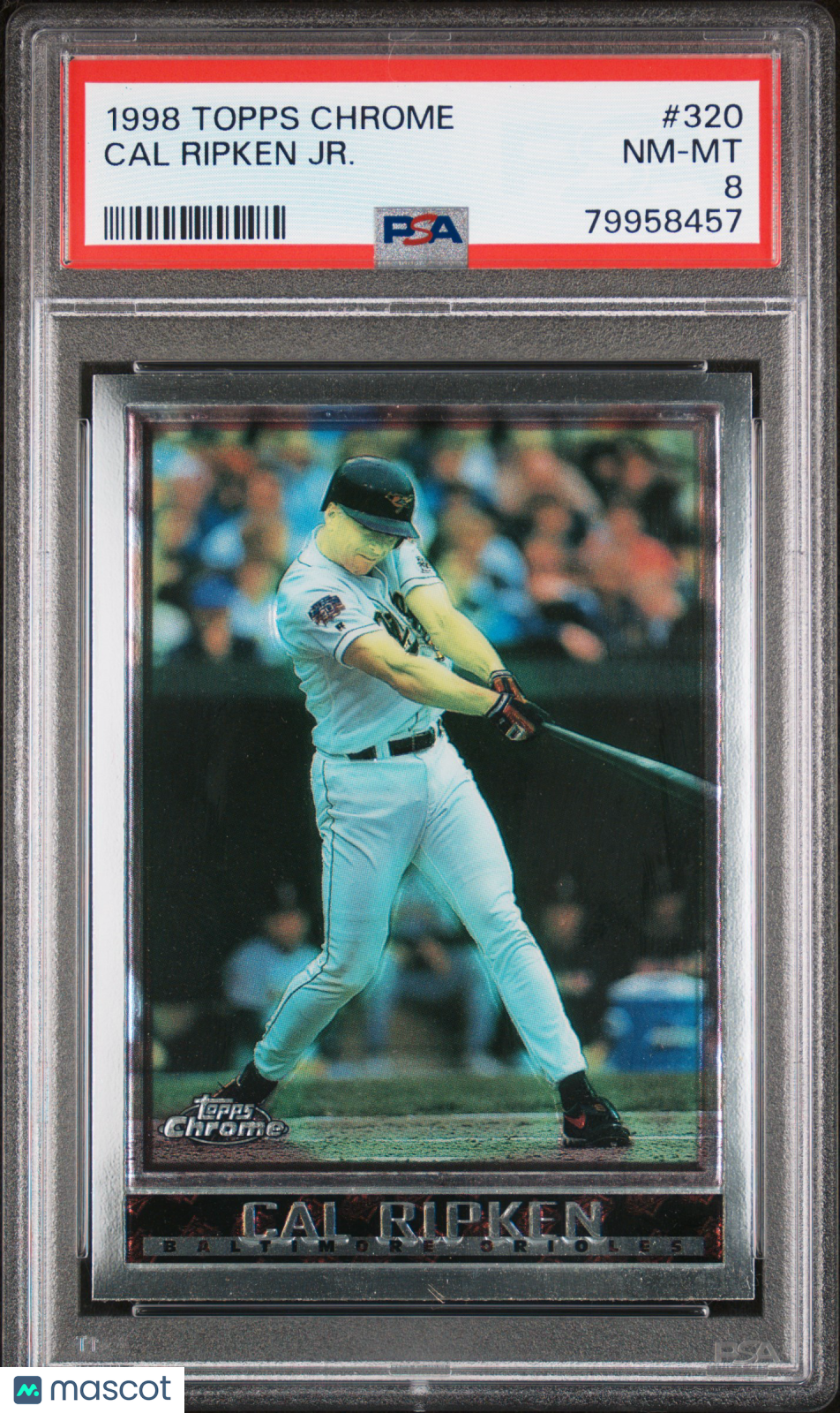 1998 Topps Chrome Cal Ripken JR. #320 PSA 8