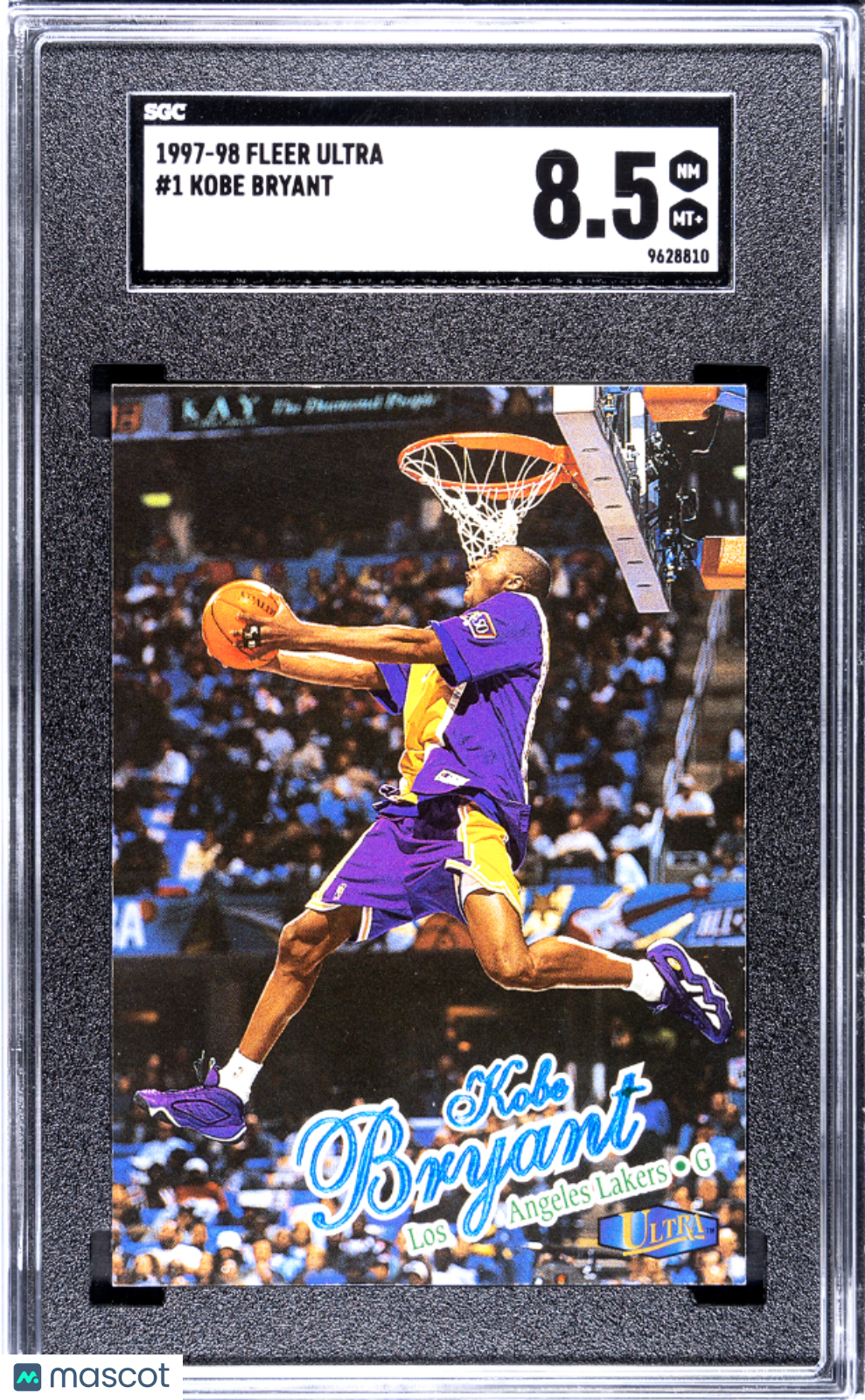 1997 Fleer Ultra Kobe Bryant #1 SGC 8.5