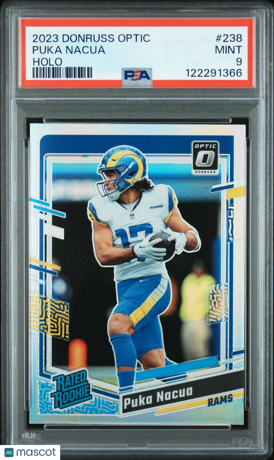2023 Panini Donruss Optic Puka Nacua #238 Holo PSA 9