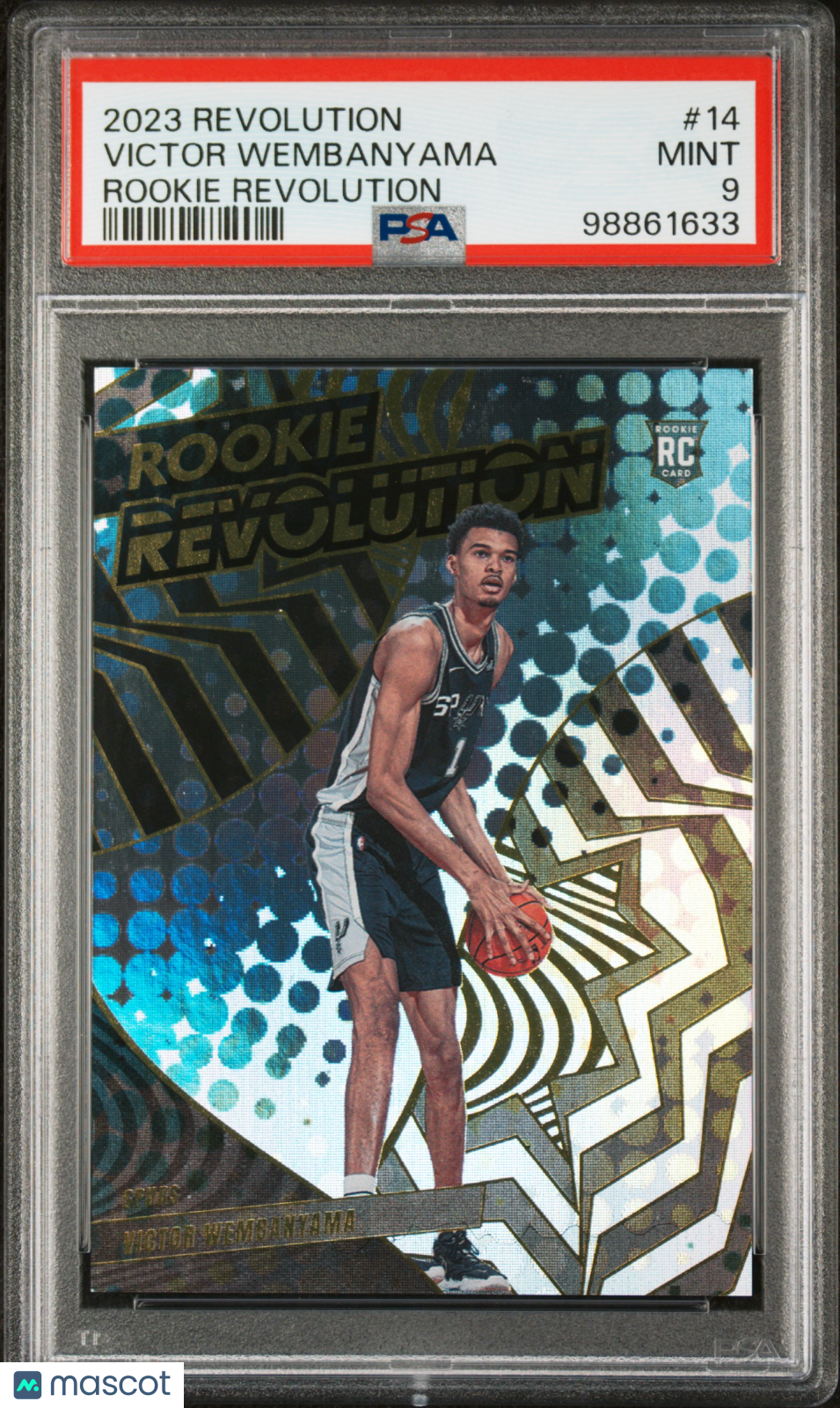 2023 Panini Revolution Rookie Revolution Victor Wembanyama #14 PSA 9