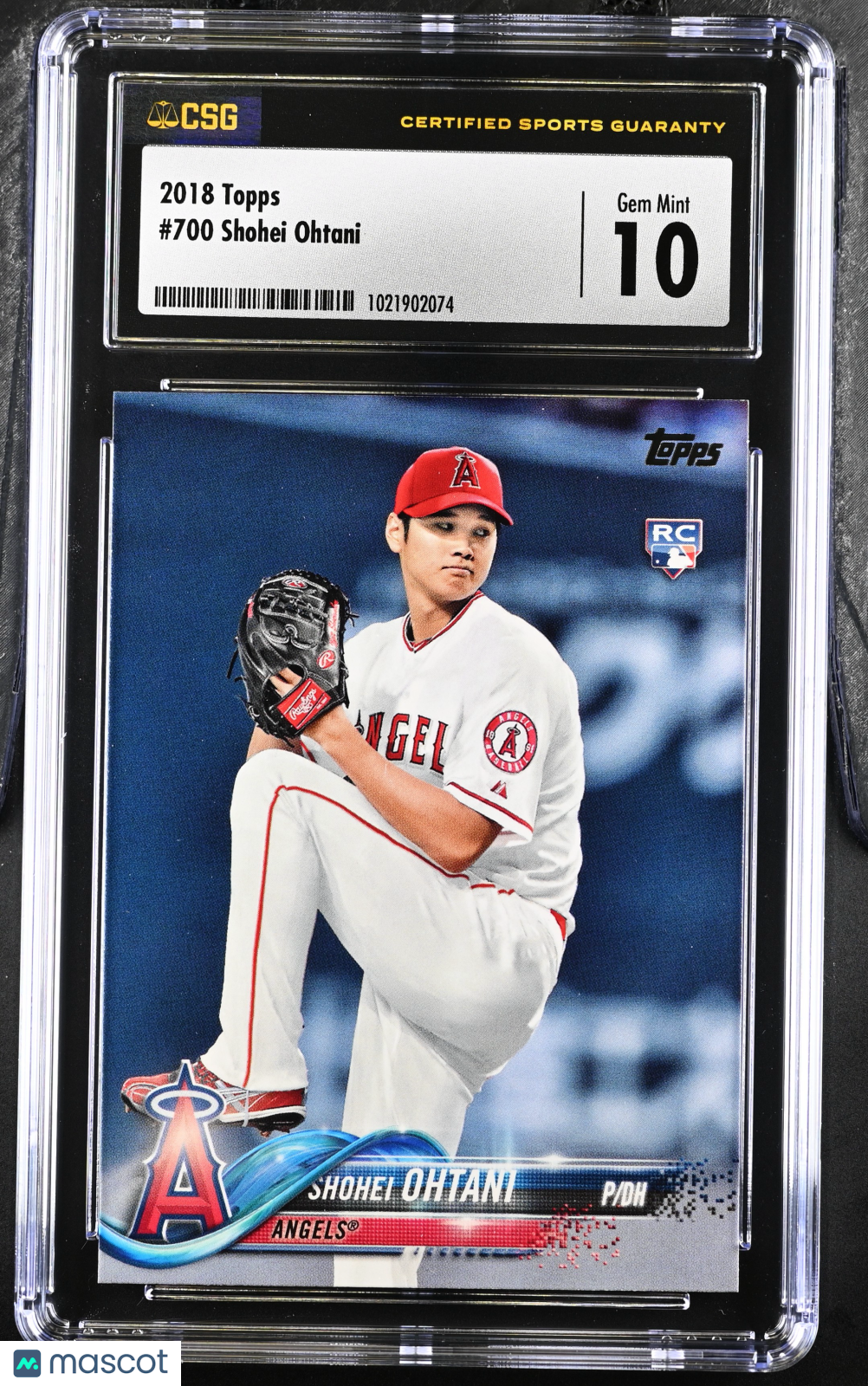 2018 Topps Shohei Ohtani #700 CGC 10