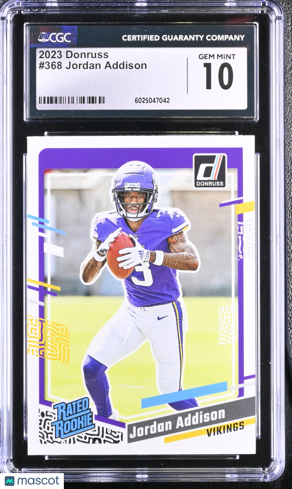 2023 Donruss Jordan Addison #368 CGC 10