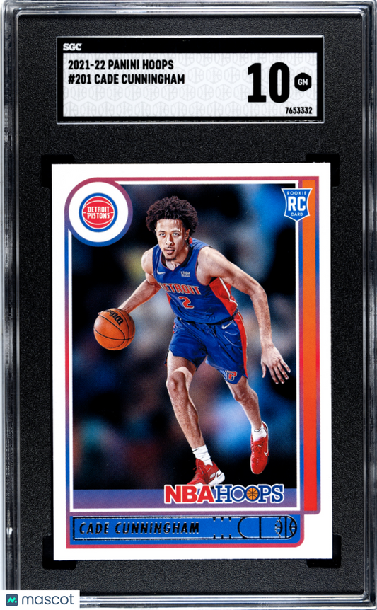 2021 Panini Hoops Cade Cunningham #201 SGC 10