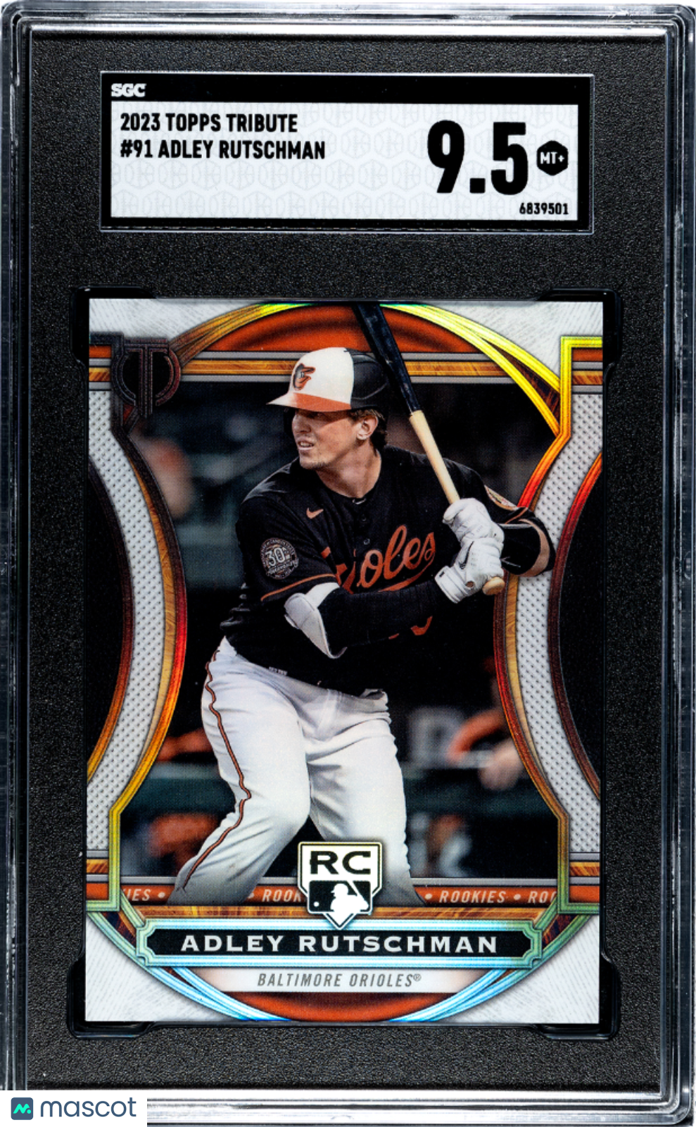 2023 Topps Tribute Adley Rutschman #91 SGC 9.5