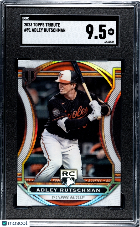 2023 Topps Tribute Adley Rutschman #91 SGC 9.5