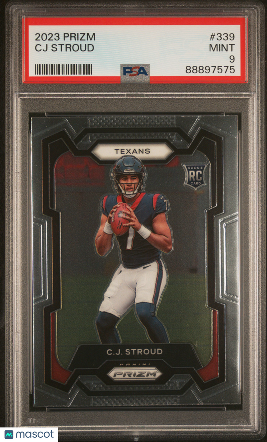 2023 Panini Prizm CJ Stroud #339 PSA 9