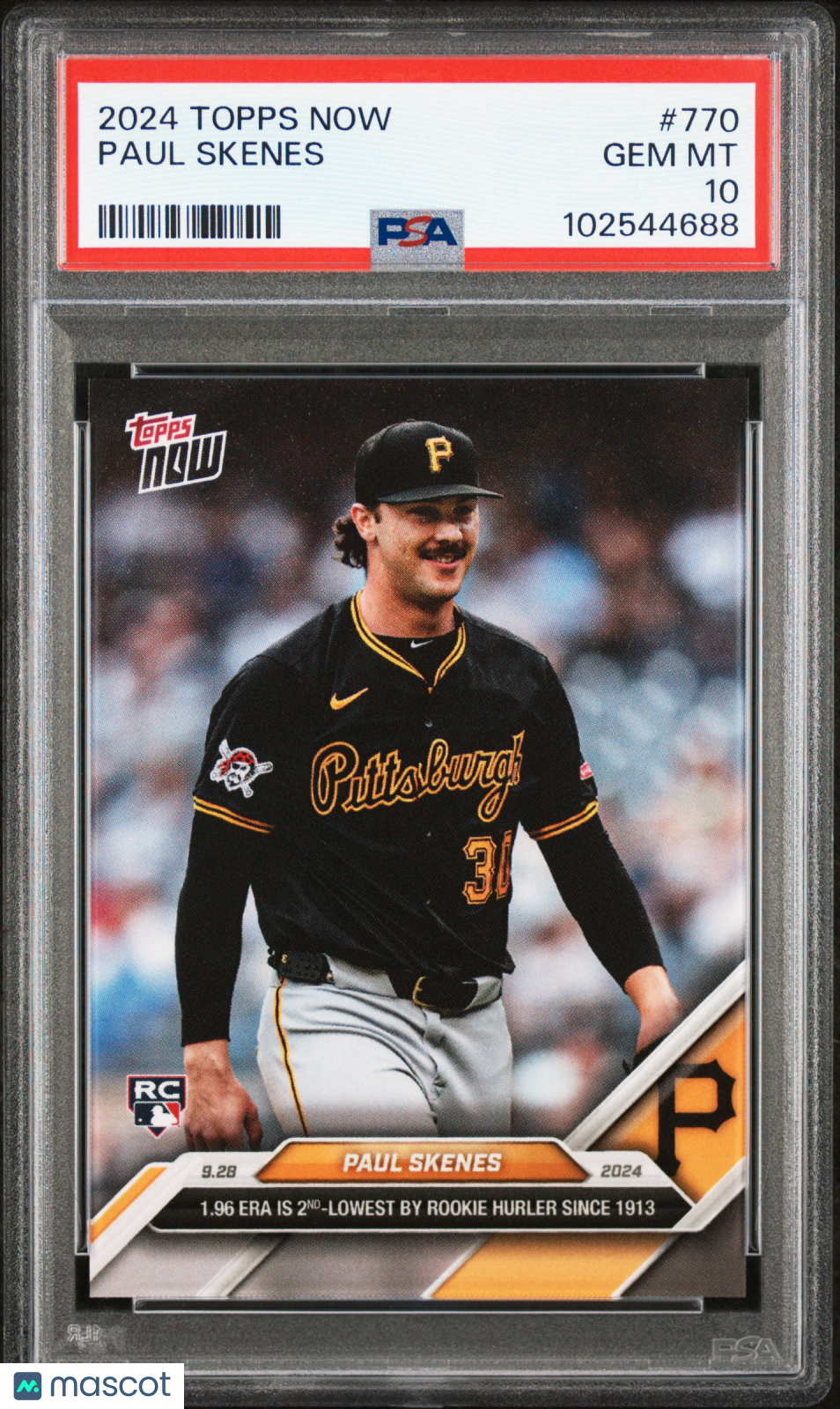 2024 Topps Now Paul Skenes #770 PSA 10