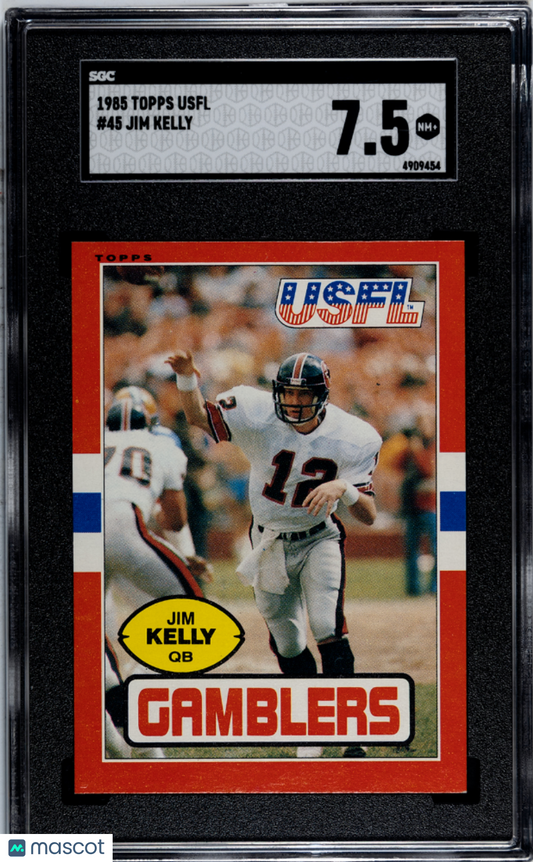 1985 Topps Usfl Jim Kelly #45 SGC 7.5