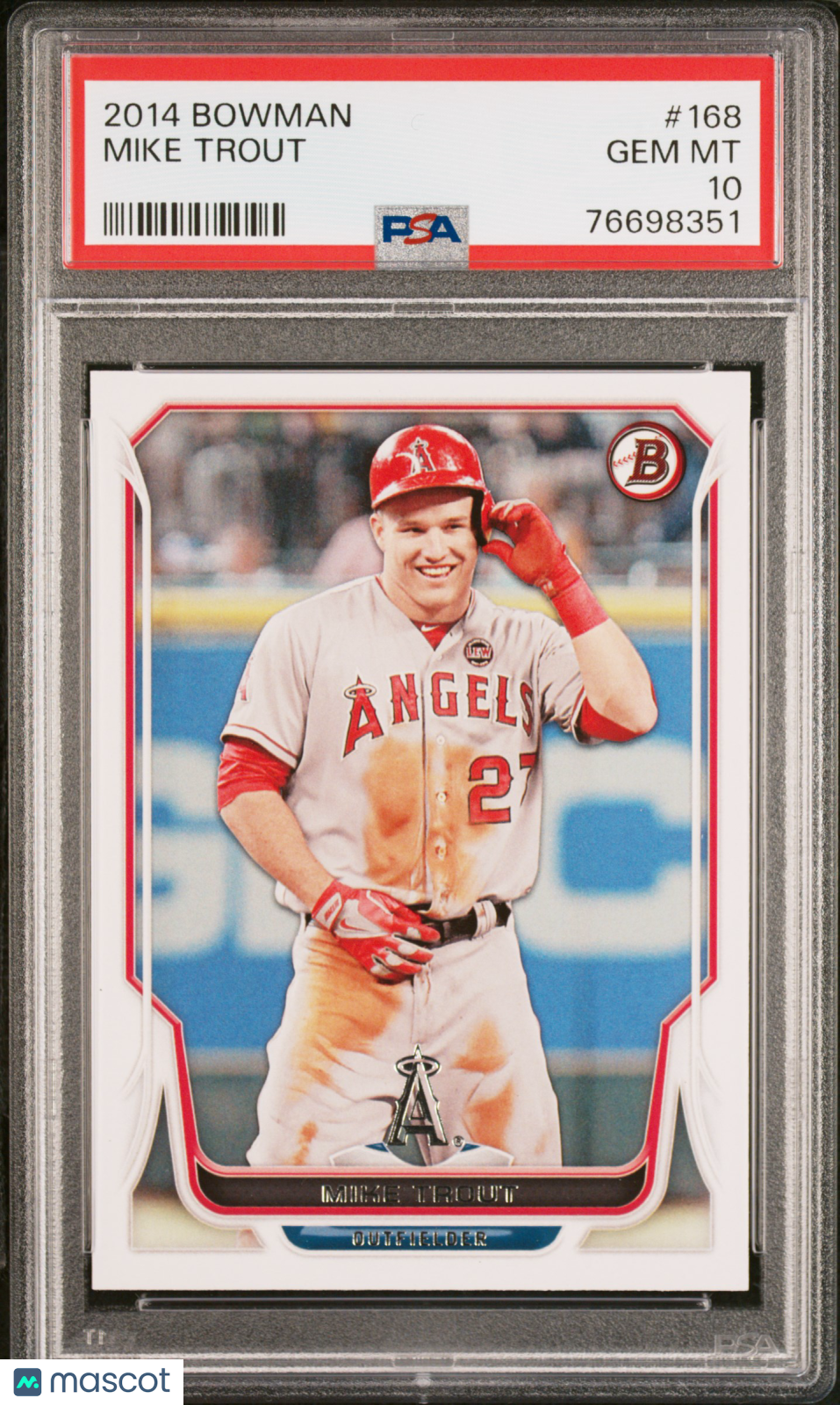 2014 Bowman Mike Trout #168 PSA 10