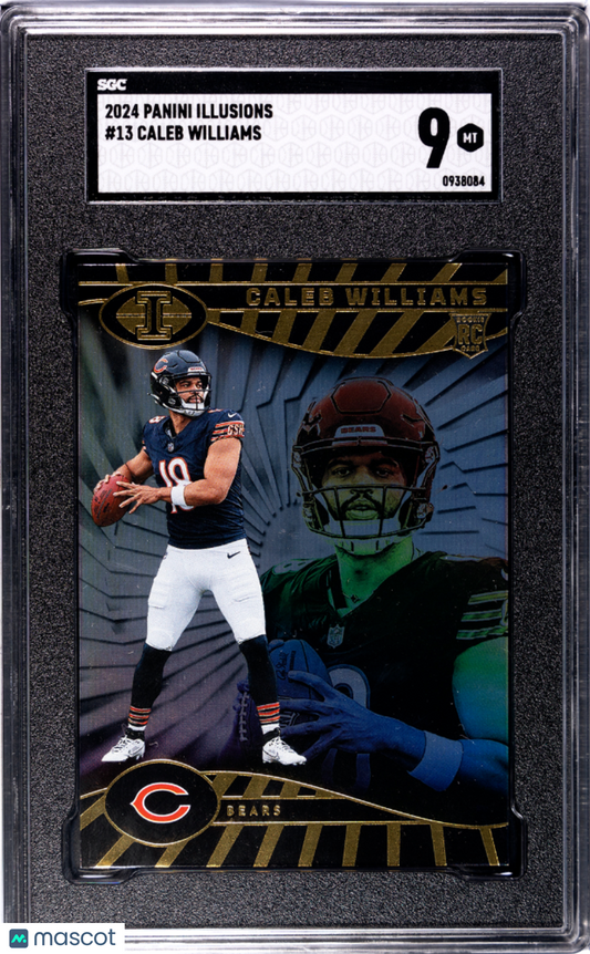 2024 Panini Illusions Caleb Williams #13 SGC 9