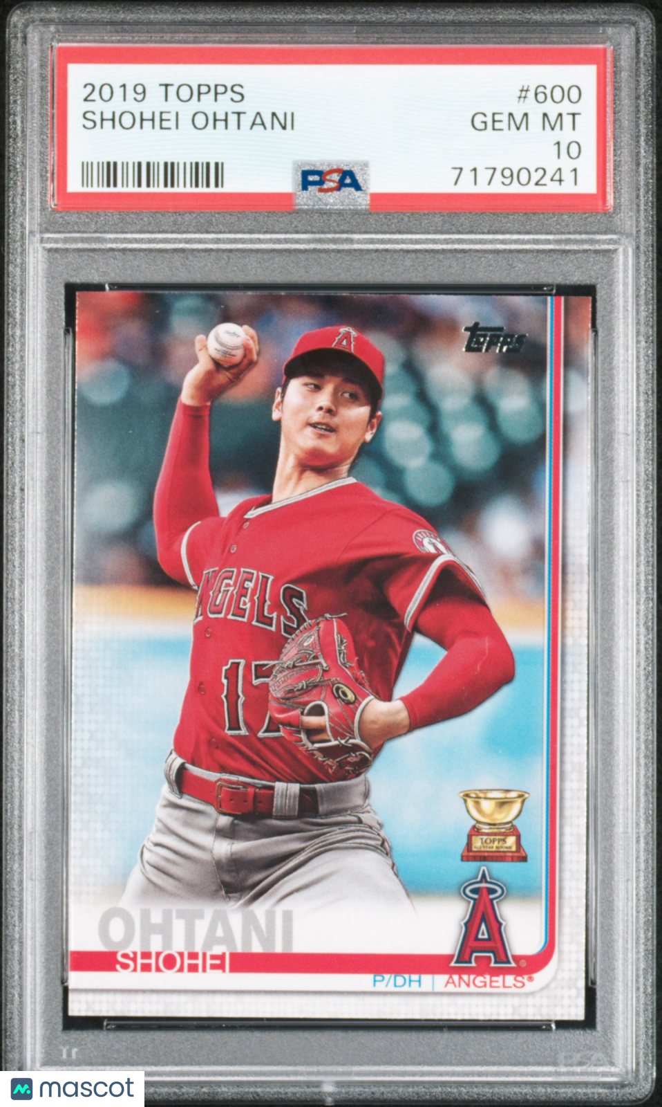 2019 Topps Shohei Ohtani #600 PSA 10
