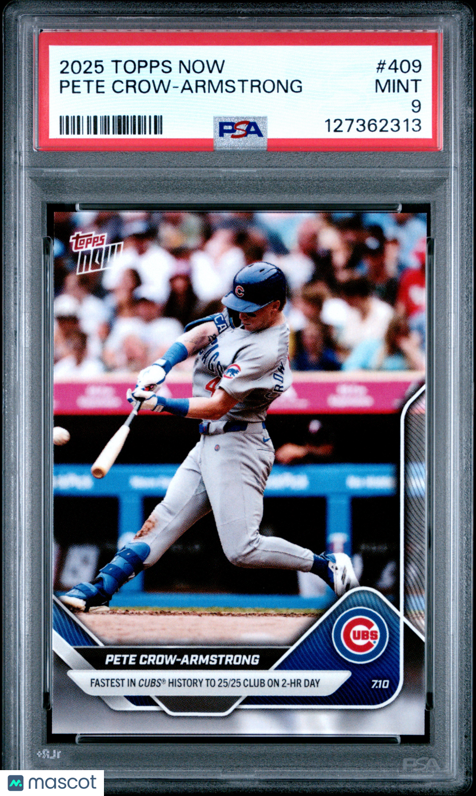 2025 Topps Now Pete Crow-Armstrong #409 PSA 9