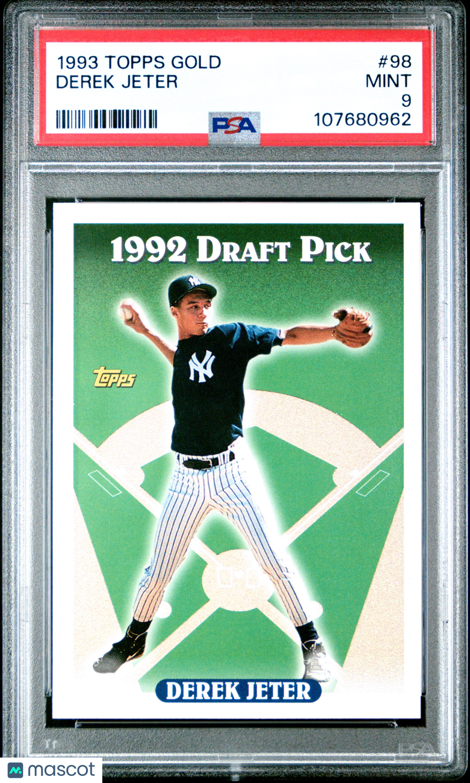 1993 Topps Gold Derek Jeter #98 PSA 9