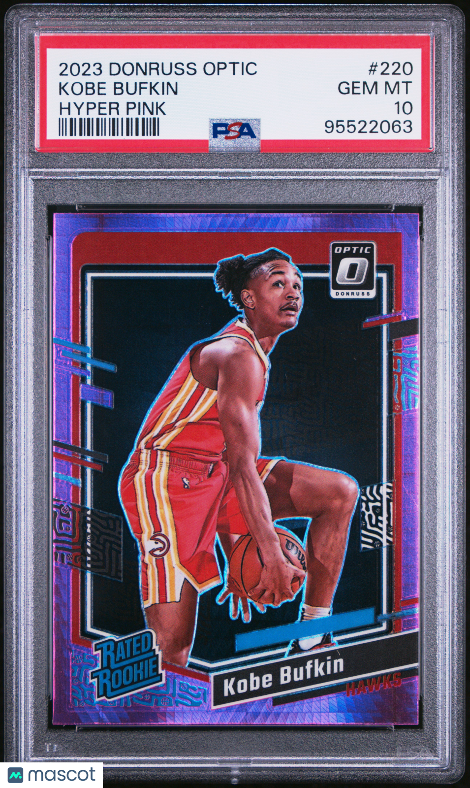 2023 Panini Donruss Optic Kobe Bufkin #220 Hyper Pink PSA 10