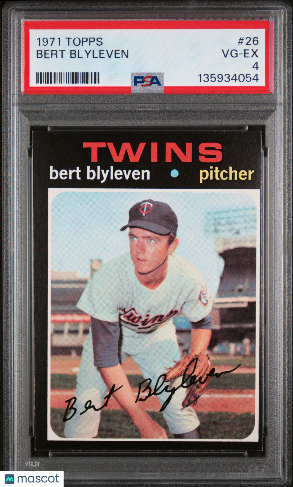 1971 Topps Bert Blyleven #26 PSA 4