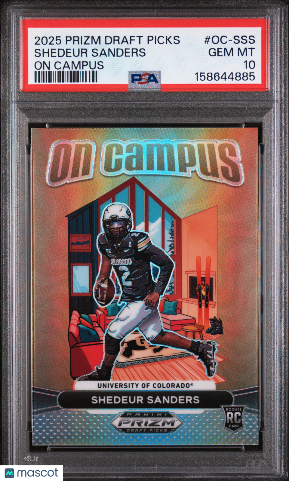 2025 Panini Prizm Draft Picks On Campus Shedeur Sanders #OC-SSS PSA 10