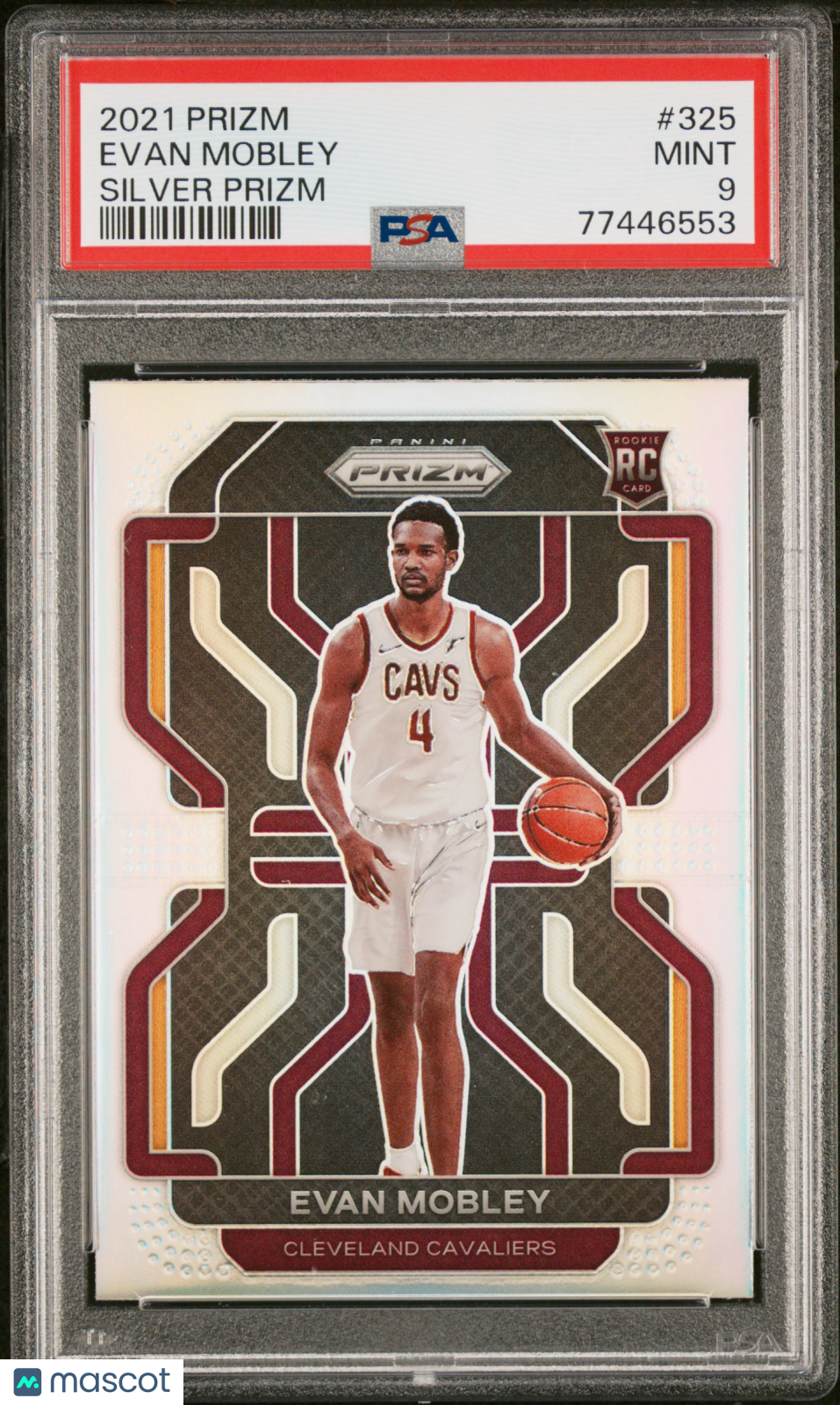 2021 Panini Prizm Evan Mobley #325 Silver PSA 9