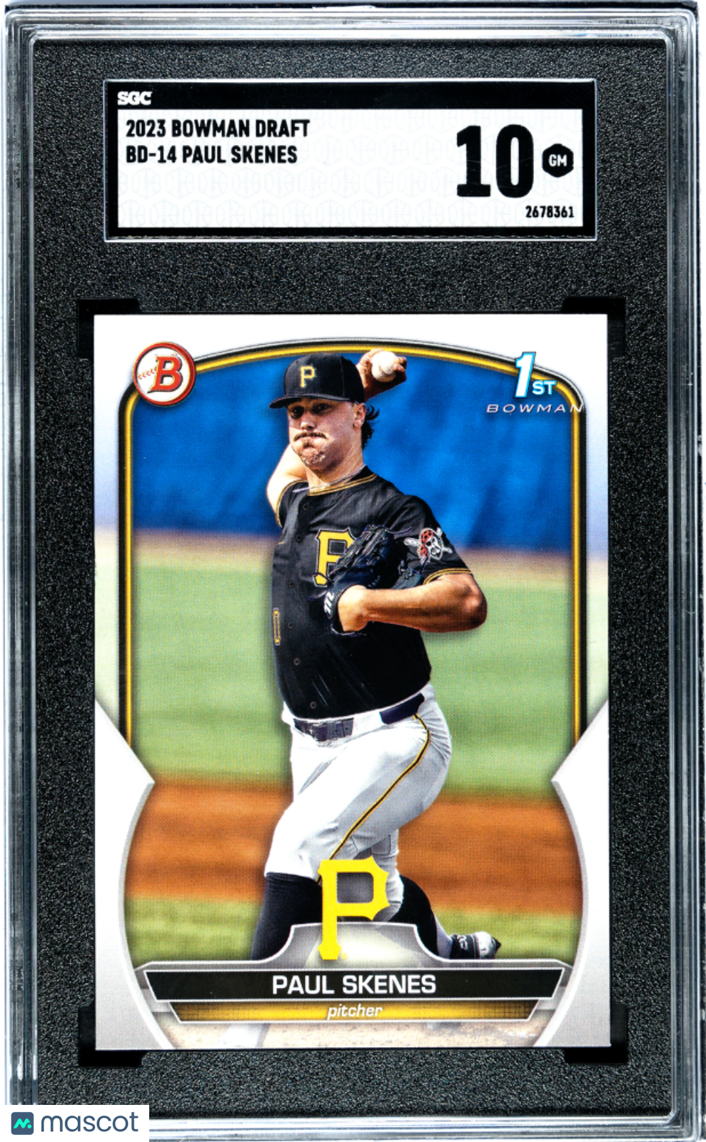 2023 Bowman Draft Paul Skenes #BD-14 SGC 10