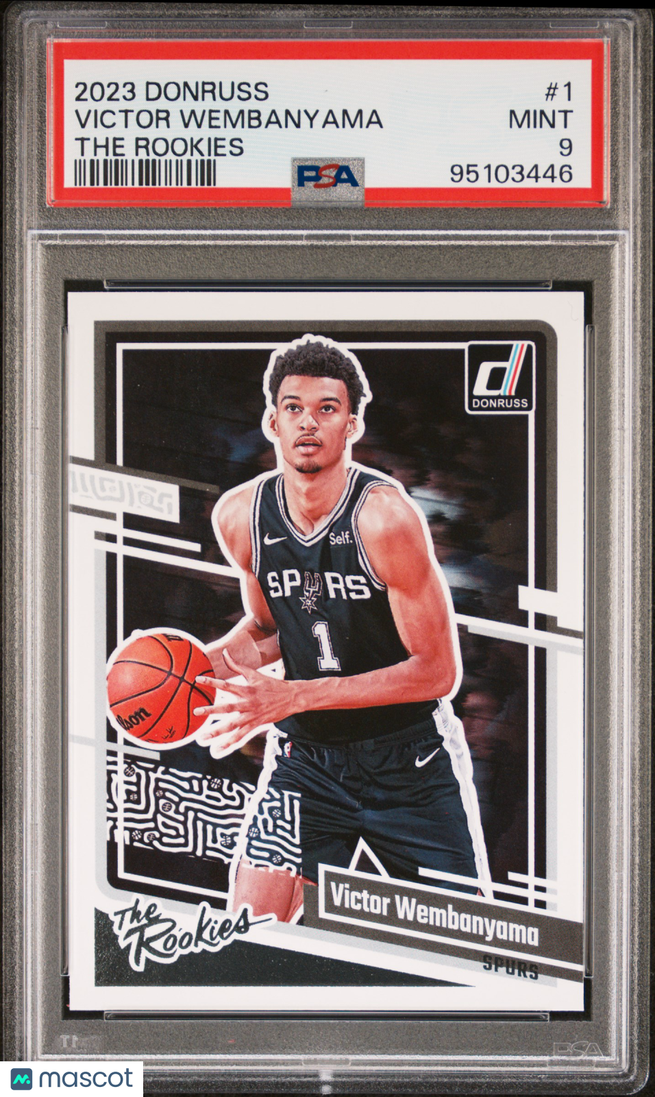 2023 Panini Donruss The Rookies Victor Wembanyama #1 PSA 9