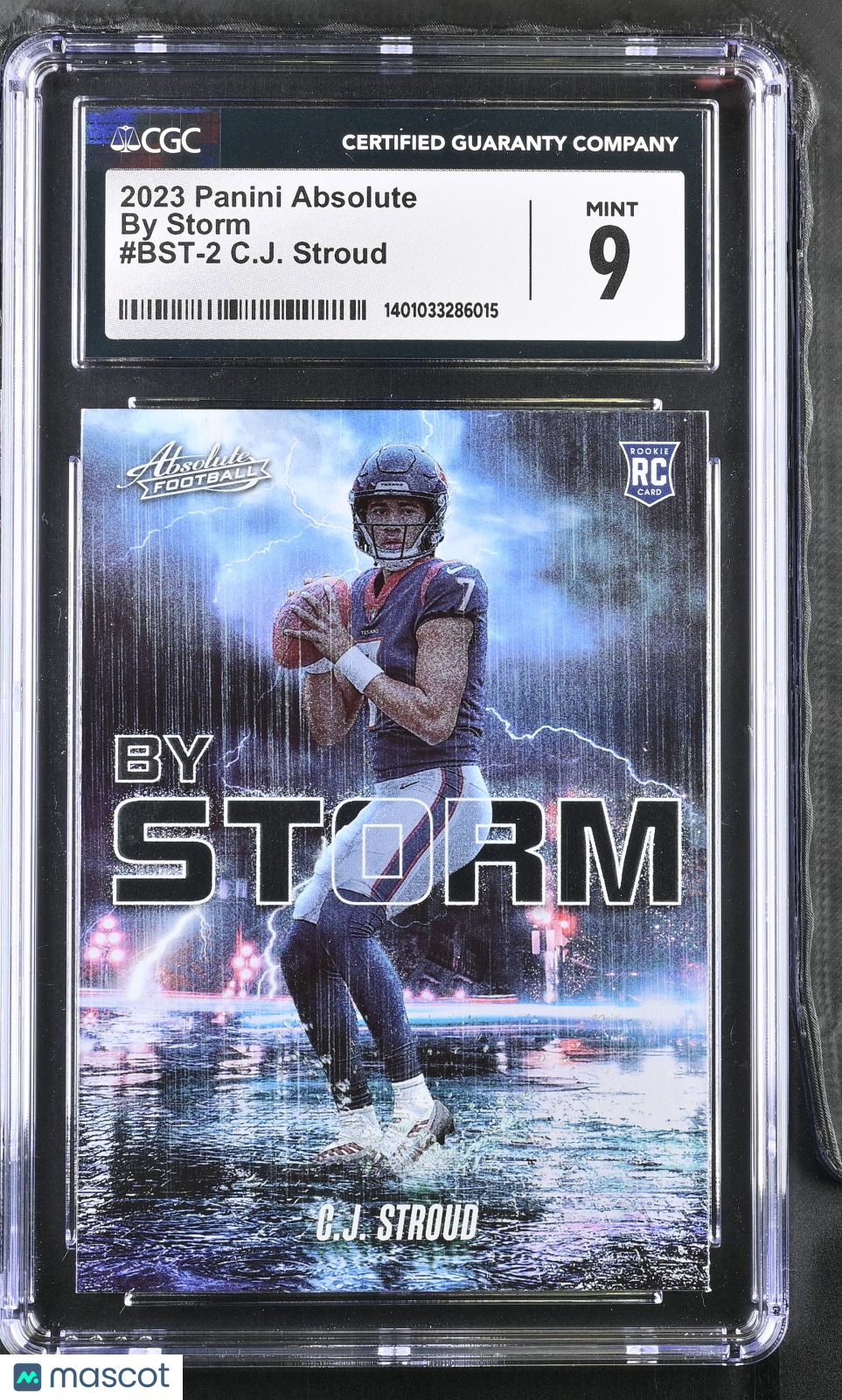 2023 Panini Absolute C.J. Stroud #BST-2 By Storm CGC 9