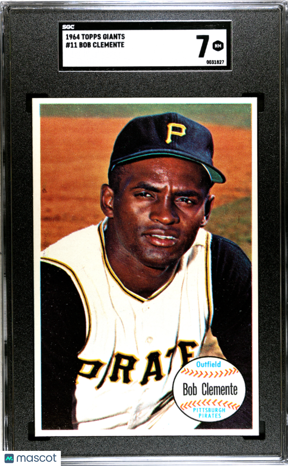 1964 Topps Giants Bob Clemente #11 SGC 7