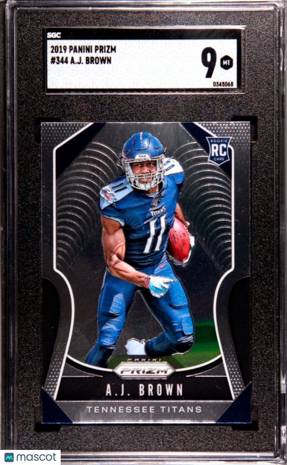 2019 Panini Prizm Aj Brown #344 SGC 9
