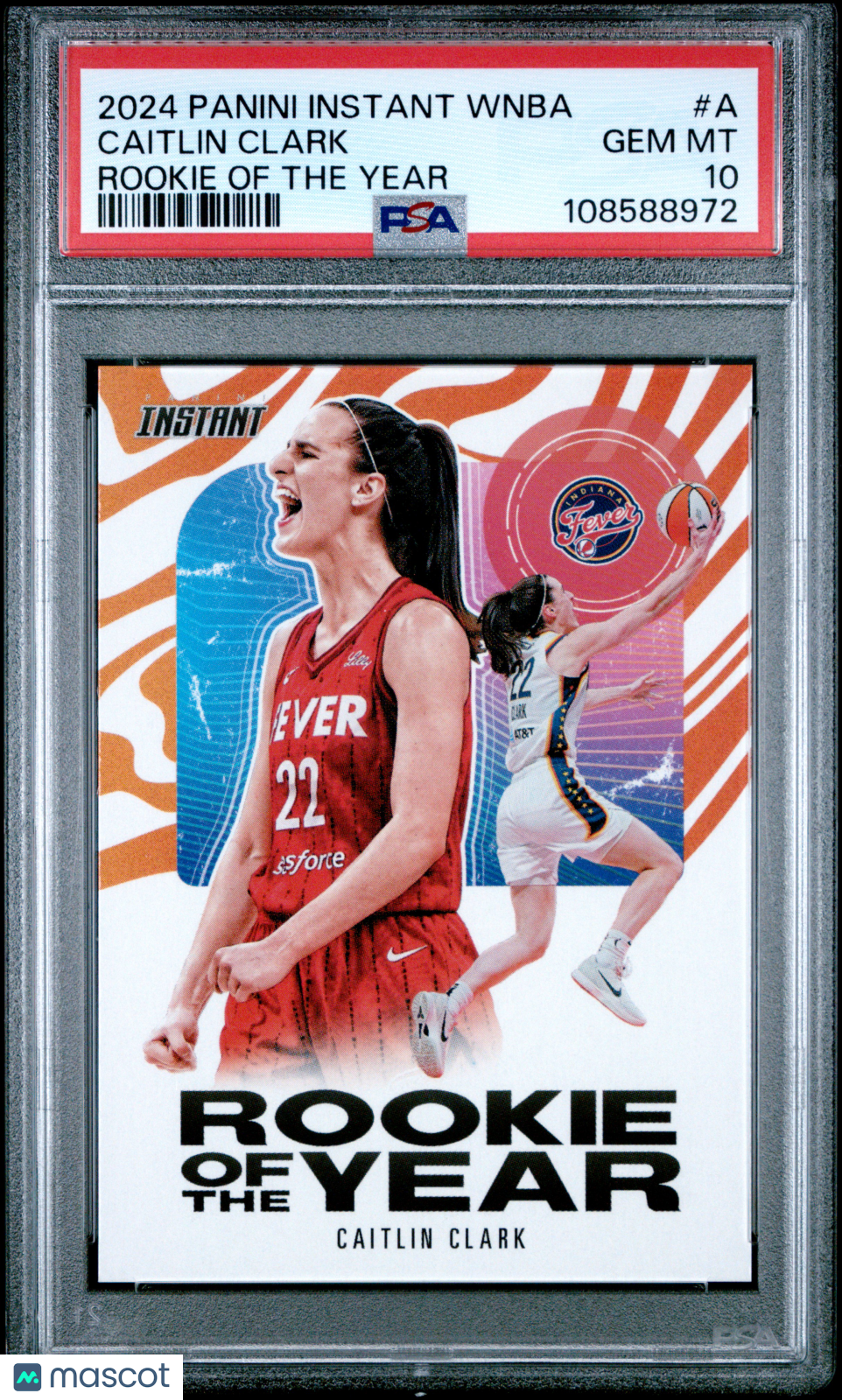 2024 Panini Instant WNBA Rookie Of The Year Caitlin Clark #A PSA 10