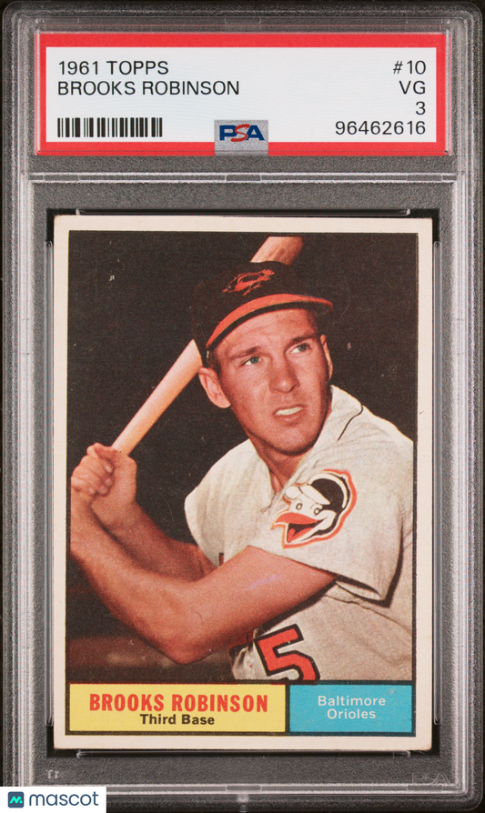 1961 Topps Brooks Robinson #10 PSA 3