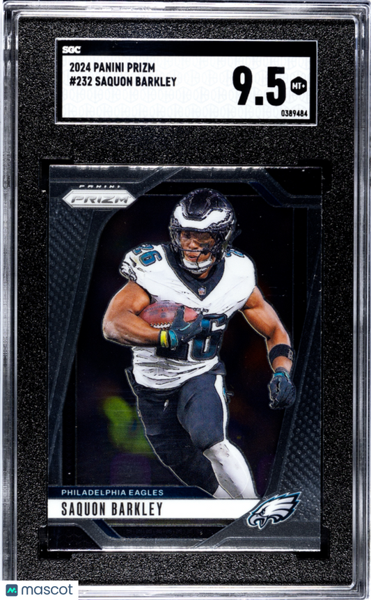 2024 Panini Prizm Saquon Barkley #232 SGC 9.5
