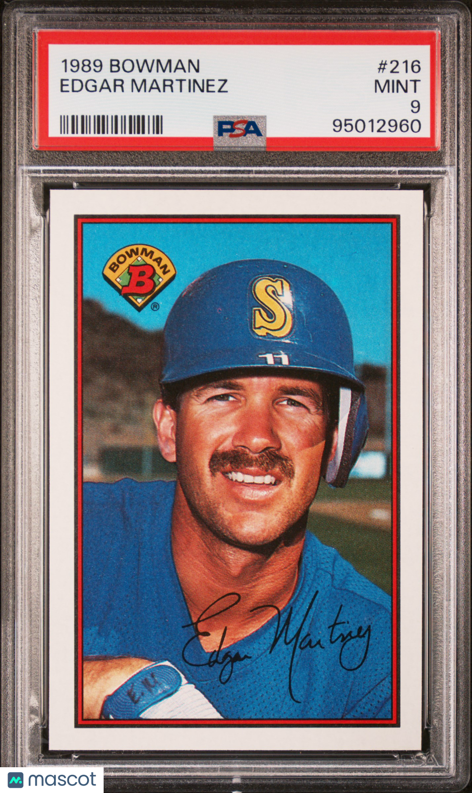 1989 Bowman Edgar Martinez #216 PSA 9
