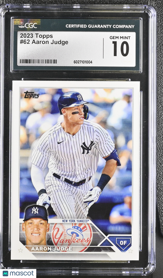 2023 Topps Aaron Judge #62 CGC 10